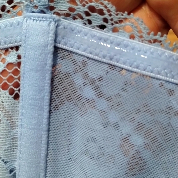 NWT Free People Lacy Looks bandeau Bluemoon Quartz Sz S - Picture 12 of 13